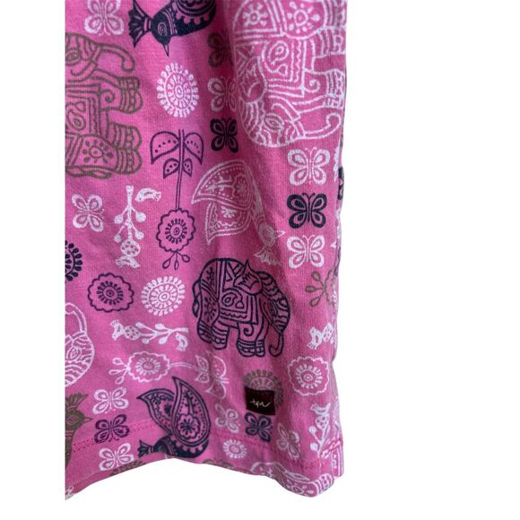 Bundle of 2 Tea Collection Pink Play Dresses Floral and Elephant Print Size 6 - Picture 12 of 12